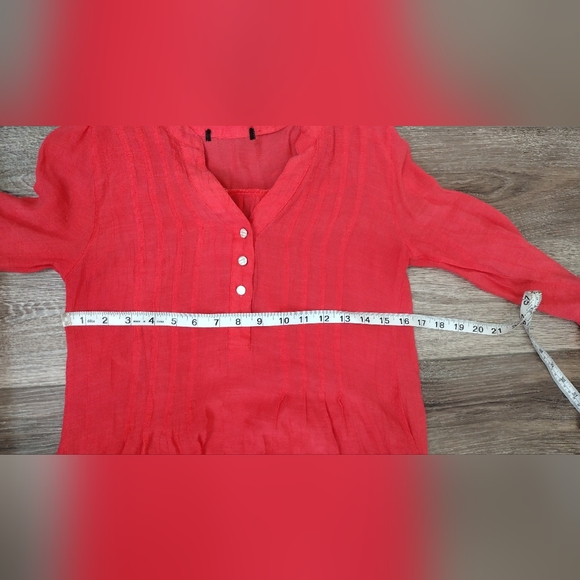 Women's Hot Pink Tunic Size Medium - Picture 7 of 7